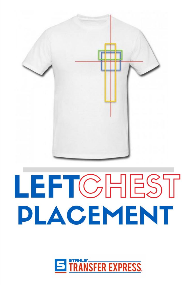 T-shirt Front Left Chest Design